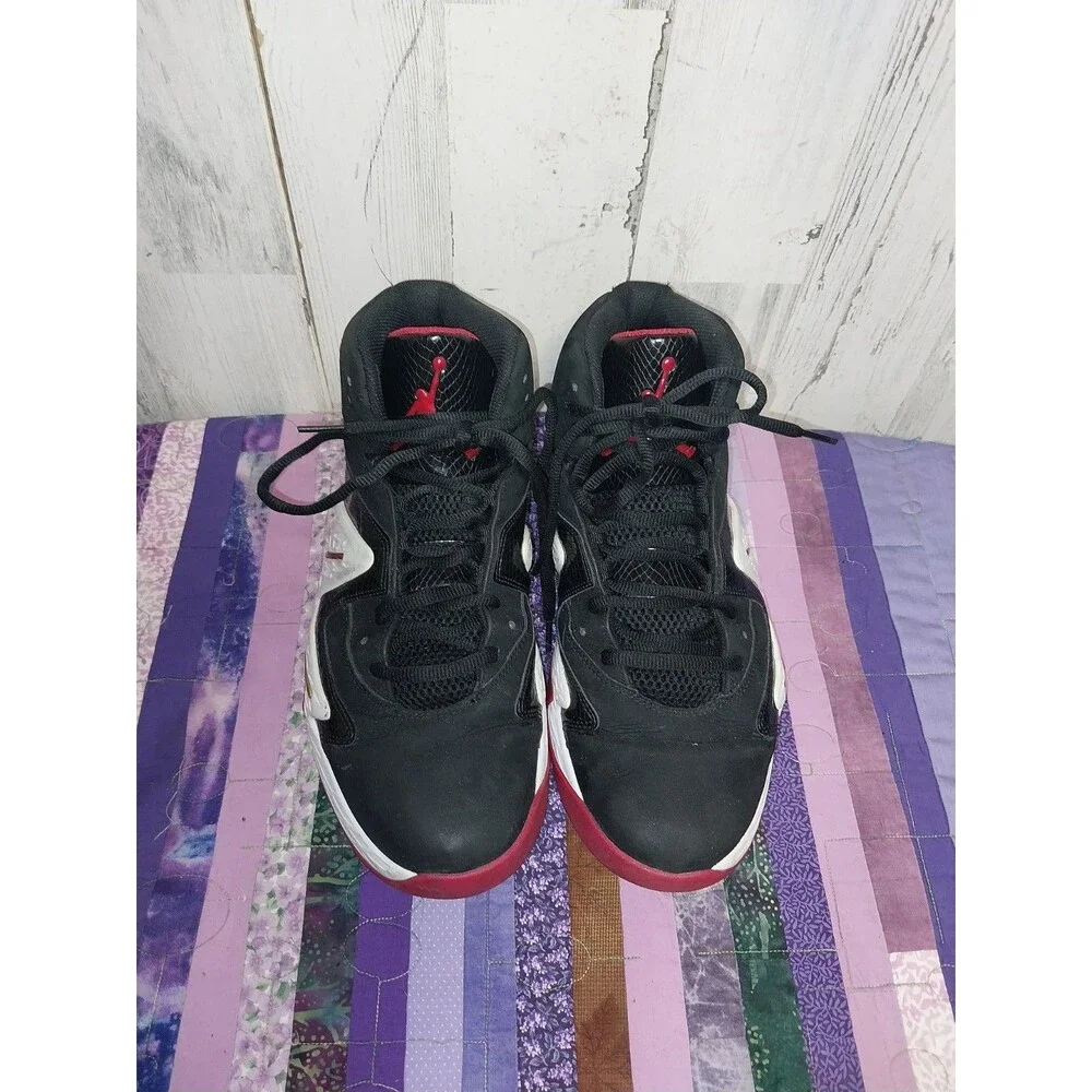 Jordan Alpha 3% Black&Red Men’s Size 13 Basketball High Top Shoes